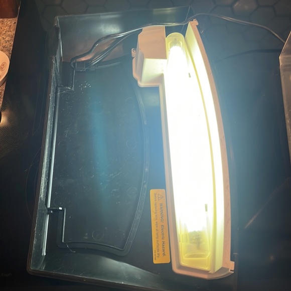 Plastic Fish tank 5 gallon aquarium hood filter heater light bundle - Picture 7 of 12